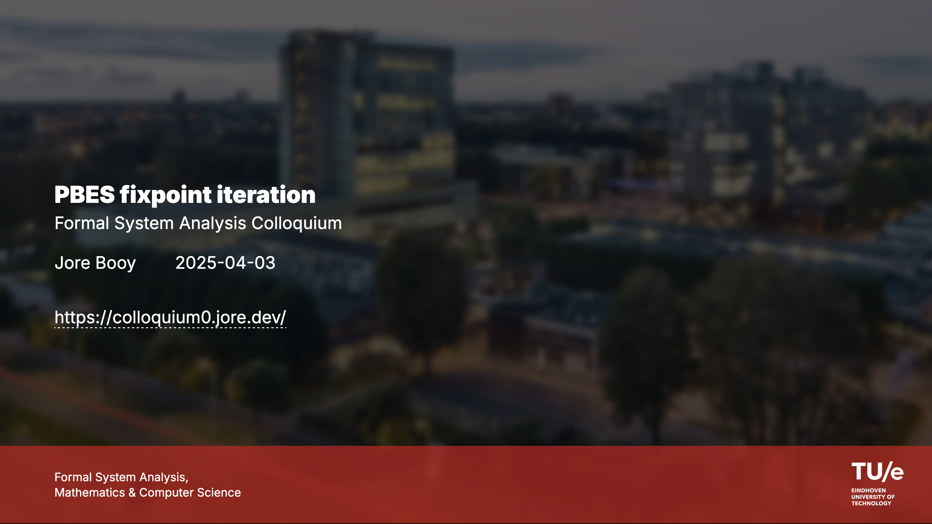 PBES fixpoint iterations